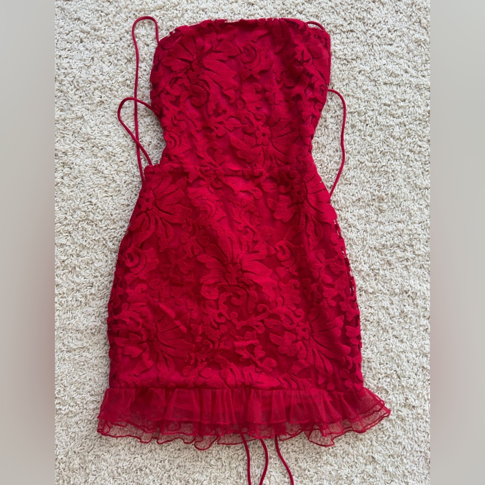 Red Lace Dress